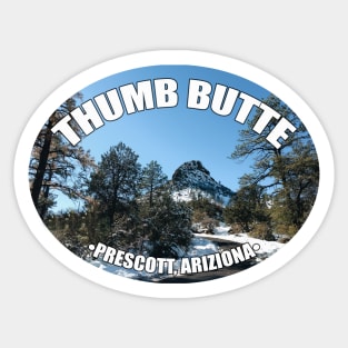 Thumb Butte Prescott Arizona Sticker